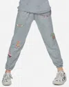 Lauren Moshi X Sticker Beans Mouse Allover Sticker Beans In Heather Grey