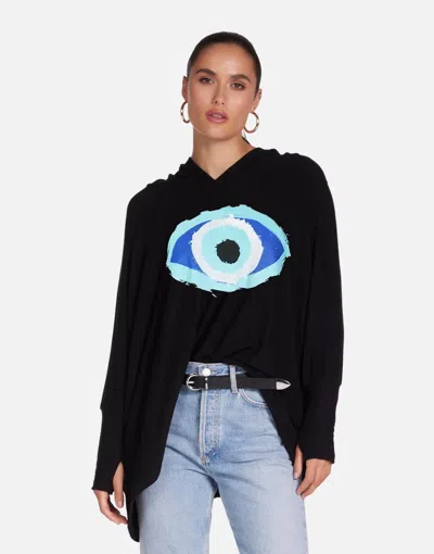 Lauren Moshi X Wilma X Painted Evil Eye In Black