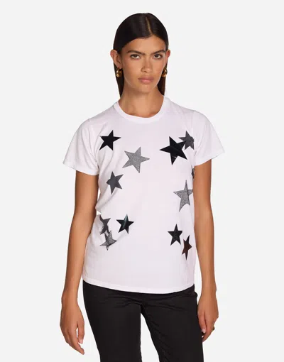 Lauren Moshi X Wolf X Black Crystal Multi Stars In White