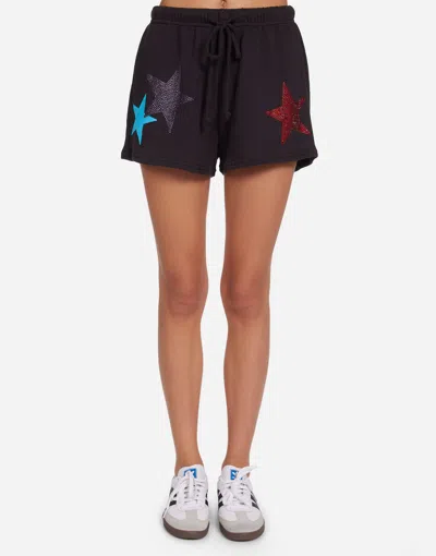Lauren Moshi Zoa Color Crystal Multi Stars In Onyx