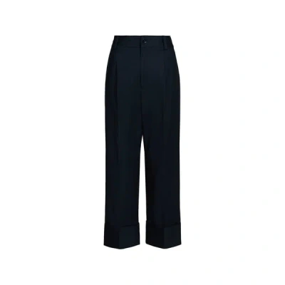 Laurèn Pantalon Cropped En Coton In Black