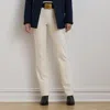 Lauren Petite Double-faced Crepe Sailor Pant In Mascarpone Cream