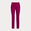 Lauren Petite Petite - Double-faced Stretch Cotton Trouser In Pink