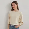 Lauren Petite Ralph Lauren Cotton-blend Dolman-sleeve Sweater
