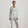 Lauren Petite Ralph Lauren Floral Cotton-blend-jersey Sleep Set In White