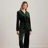 Lauren Petite Ralph Lauren Velvet Sleep Set In Multi