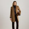 Lauren Petite Wool-blend Coat In New Vicuna