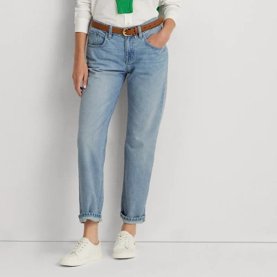 Lauren Petite Relaxed Tapered Ankle Jean In Isla Wash