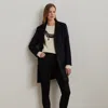 Lauren Petite Wool-blend Coat In Black