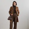 Lauren Petite Wool-blend Coat In New Vicuna