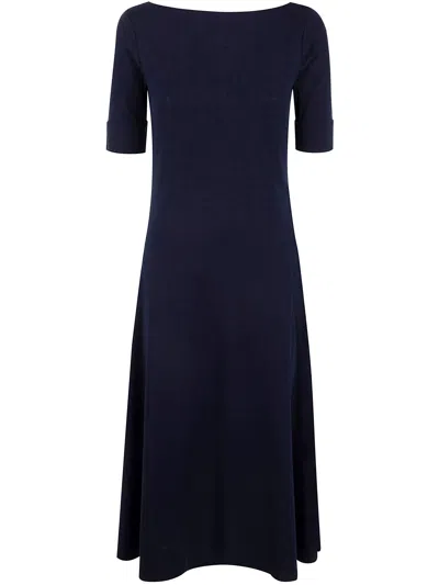 Lauren Ralph Lauren Midi Dresses In Blue