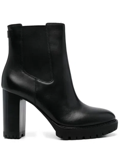 Ralph Lauren 75mm Layne Boots In Black