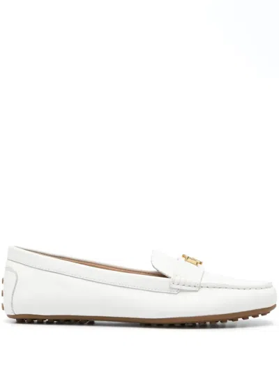 RALPH LAUREN BARNSBURY FLATS DRIVER,802852847 024   WHITE