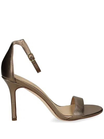 Ralph Lauren 90mm Alie Sandals In Gold