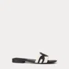 Ralph Lauren Sandals In Natural/black