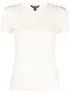 Ralph Lauren Alli Knitted T-shirt In Neutrals