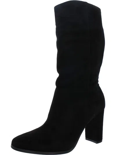 Ralph Lauren Artizan Ii Womens Suede Mid-calf Boots In Multi