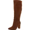 Ralph Lauren Artizan Tall Womens Laceless Suede Knee-high Boots In Multi
