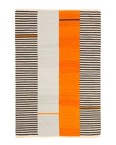 Lauren Ralph Lauren Aryn Stripe Rug In Orange