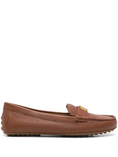 Ralph Lauren Barnsbury Loafers In Brown