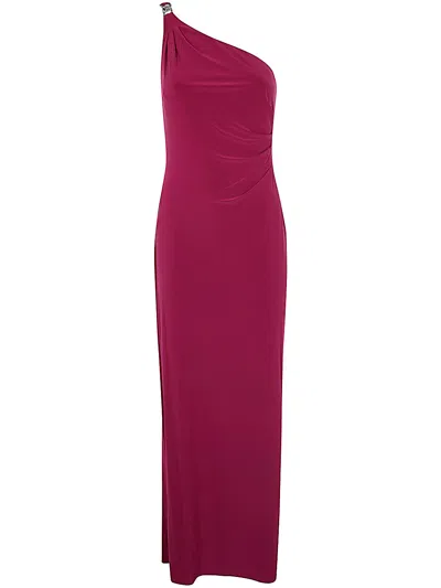 RALPH LAUREN LAUREN RALPH LAUREN BELINA ONE SHOULDER EVENING DRESS