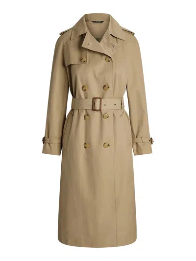 Ralph Lauren Bl Db W Ns44 Lined Coat In Beige