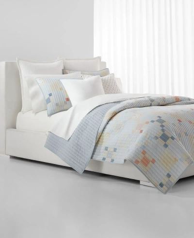 Ralph Lauren Brookview Quilt, Full/queen In Cream Mult