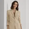 Ralph Lauren Bullion Jacquard Blazer In Explorer Sand