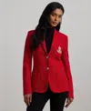 Ralph Lauren Bullion Jacquard Blazer In Festive Red