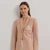 Ralph Lauren Bullion Jacquard Blazer In Sunrise Blush