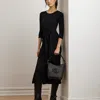Ralph Lauren Canvas Medium Witley Bucket Bag In Black Natural/black