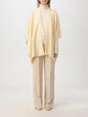 Ralph Lauren Printed Cloak In Yellow Cream