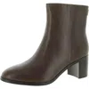 Ralph Lauren Cassie Womens Leather Ankle Booties In Multi