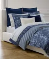 Ralph Lauren Caterina 3-pc. Duvet Cover Set, King In Navy