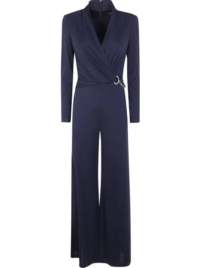 Ralph Lauren Chain-detail Jumpsuit In Blue