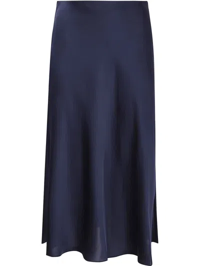 RALPH LAUREN CHARMEUSE MIDI SKIRT