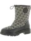 Ralph Lauren Coree Womens Logo Cold Weather Ankle Boots In Multi