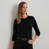 Ralph Lauren Cotton-blend Sweater In Black