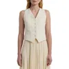 LAUREN RALPH LAUREN LAUREN RALPH LAUREN COTTON CANVAS VEST