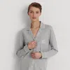 Ralph Lauren Cotton Jersey Pajama Set In Grey