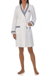 Ralph Lauren Cotton Interlock Shawl-collar Robe In White