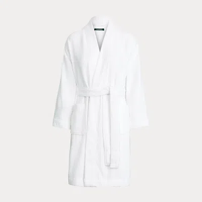 Ralph Lauren Cotton Terry Cloth Robe In White