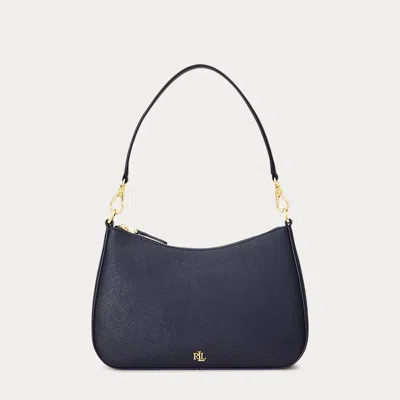 RALPH LAUREN CROSSHATCH LEATHER MEDIUM DANNI BAG