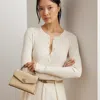 Ralph Lauren Crosshatch Leather Small Farrah Satchel In Sand Dune