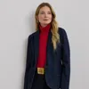 Ralph Lauren Women's Denim Blazer In Rinse Wash