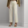 Ralph Lauren Double-faced Stretch Cotton Ankle Pant In Mascarpone Cream