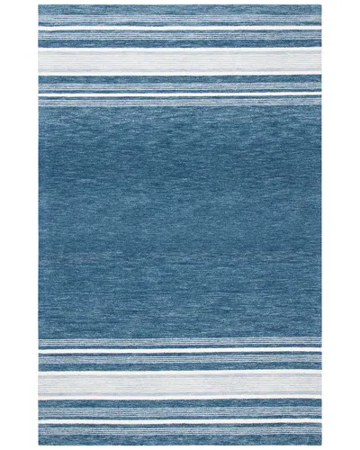 Ralph Lauren Lauren  Drift Stripe Hand Tufted Rug In Blue