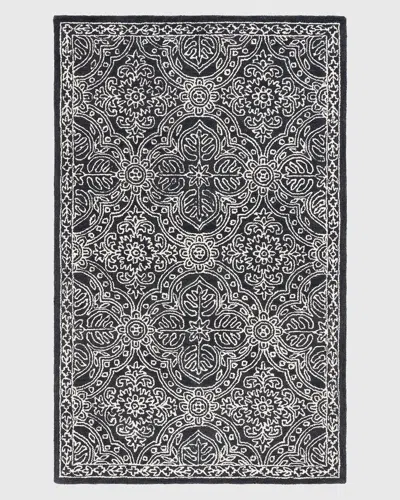 Ralph Lauren Etienne Hand-tufted Rug, 4' X 6' In Black