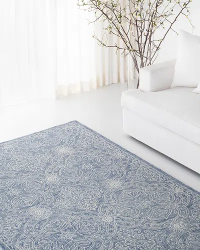 Ralph Lauren Etienne Hand-tufted Rug, 5' X 8' In Blue