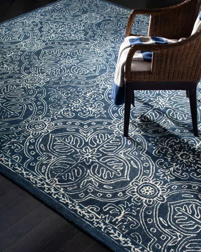 Ralph Lauren Etienne Hand-tufted Rug, 6' X 9' In Blue